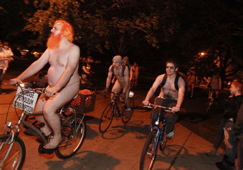 Photo Flashback Naked Bike Ride Chicago Tribune