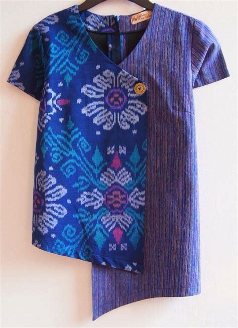 Blousebatik Desain Blus Pakaian Semi Formal Model Pakaian