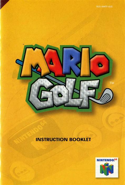 Mario Golf 1999 Nintendo 64 Box Cover Art Mobygames