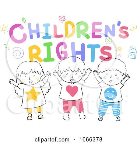 Kids Childrens Rights Illustration Posters, Art Prints by - Interior ...