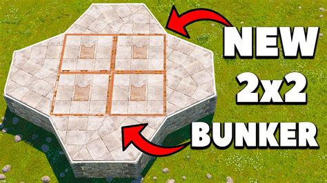 New Rust 2x2 Soloduo Bunker Base Design 2022 Window Bunker Youtube