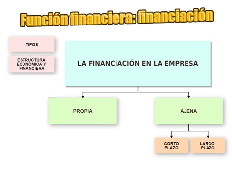 La Función Financiera La Financiación Propia De La Empresa Economía