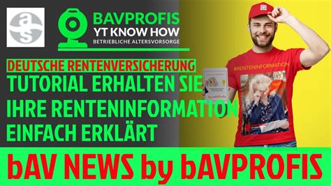 DEUTSCHE RENTENVERSICHERUNG TUTORIAL IHRE RENTENINFORMATION