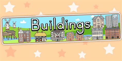 Free Building Display Banner Teacher Made Twinkl