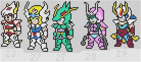 Caballeros Del Zodiaco Pixel Art Pattern Pixel Art Characters Hamma