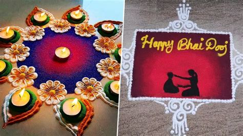 Bhai Dooj Special Diwali Rangoli Designs: Colourful Photos, Brother ...