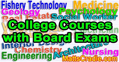 What Are College Courses With Board Exams In The Philippines