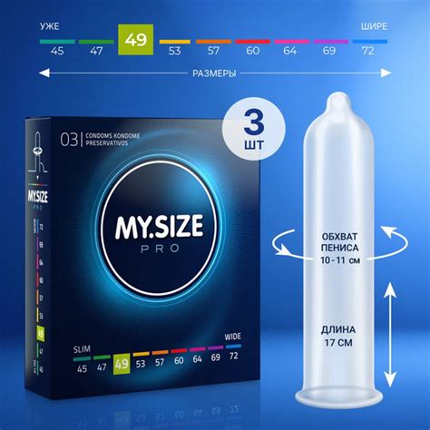 Презервативы MY SIZE маленький размер 49, 3 шт - купить с доставкой по ...