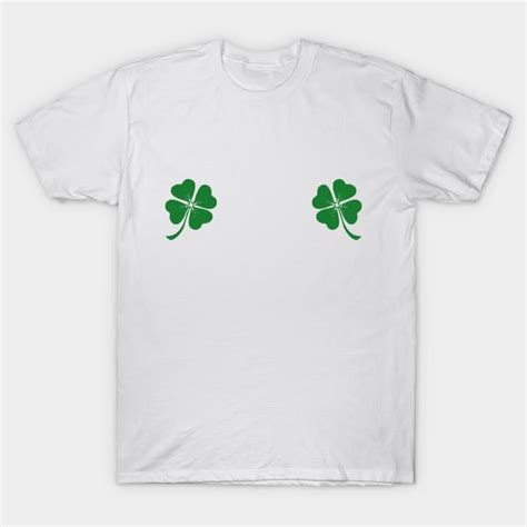 Funny Shamrock Boobs Shamrock T Shirt Teepublic