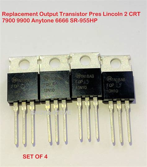 Replacement Output Transistor Pres Lincoln 2 CRT 7900 9900 Anytone 6666