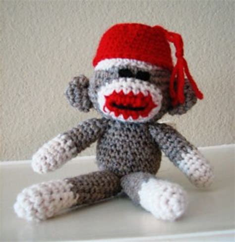 Ravelry Crocheted Sock Monkey Pattern By Sherri Bush