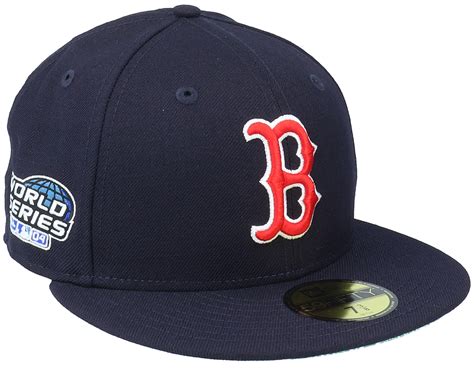 Boston Red Sox 59FIFTY MLB Paisley Undervisor Navy Fitted New Era 棒球帽