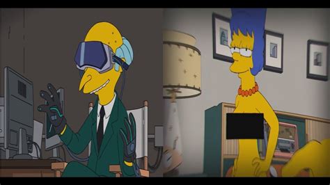 Mr Burns Se CASA Con Marge LOS SIMPSONS YouTube