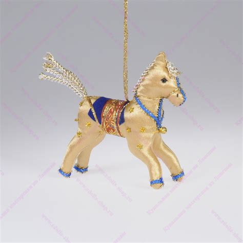 Ёлочная игрушка Лошадка купить у производителя ☆ Кукольная мастерская ...