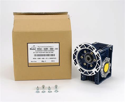 Worm Gearbox General Purpose 80 1 Ratio PN WGA 63M 080 H1