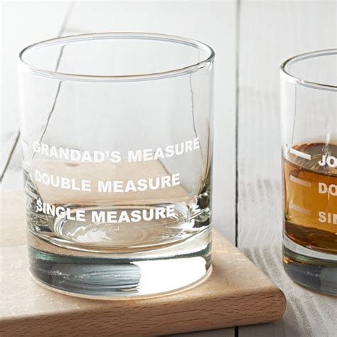 Personalised Drinks Measure Glass Becky Broome Becky Broome