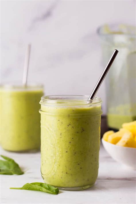 Spinach Pineapple Smoothie The Natural Nurturer