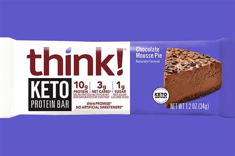 Peanut Butter Cookie And Chocolate Mousse Pie Think Keto Protein Bar