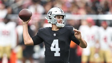 Raiders' Aidan O'Connell talks QB competition, relationship with ...