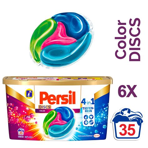 Persil In Discs Color Waschmittel Kombinieren Waschladungen Er