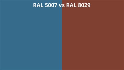 Ral 5007 Vs 8029 Ral Colour Chart Uk