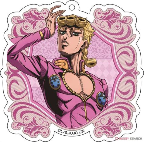 JoJo S Bizarre Adventure Golden Wind Acrylic Key Ring JoJo New