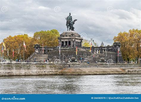 Koblenz Were Rhein And Mosel Meet The German Corner A Symbol Of The