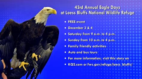 Rd Annual Eagle Days At Loess Bluffs Wildlife Refuge Youtube