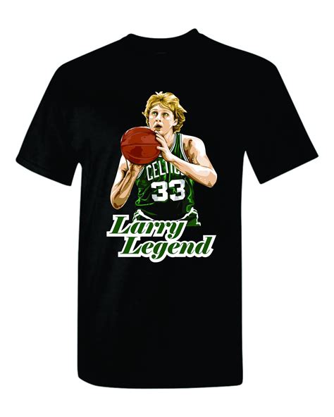 Larry Bird T shirt Larry Legend Boston Celtics NBA | Etsy