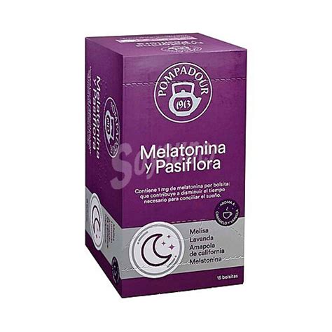 Pompadour Pompadour Infusion De Melatonina Y Pasiflora Uds G