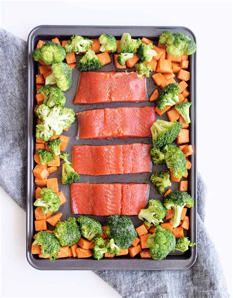 Sheet Pan Teriyaki Salmon With Roasted Vegetables