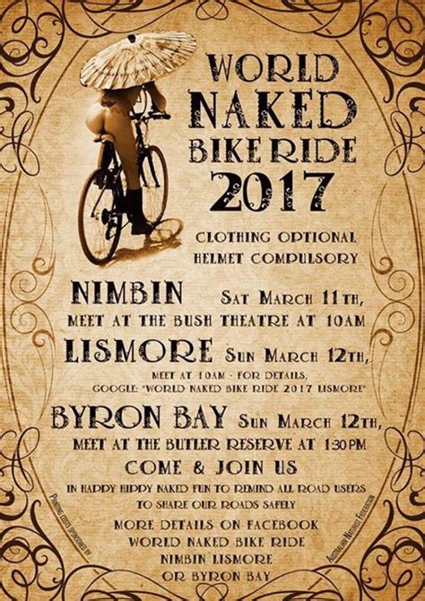 World Naked Bike Ride Byron Bay Nudeyman