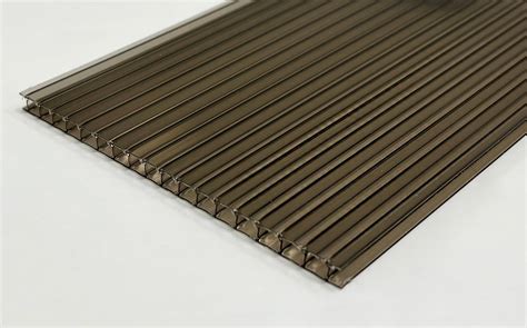 Twin Wall - Bronze (Smoke) 6mm - Polycarbonate Sheets