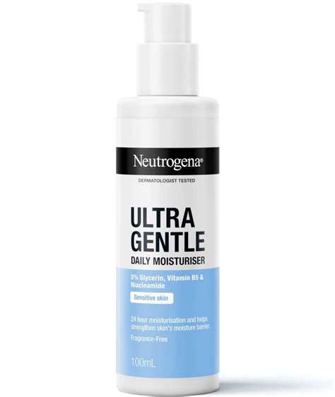 Neutrogena Ultra Gentle Daily Moisturiser Sensitive Ingredients Explained