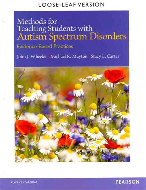 Methods For Teaching Students With Autism Spectrum Disorders Evidence