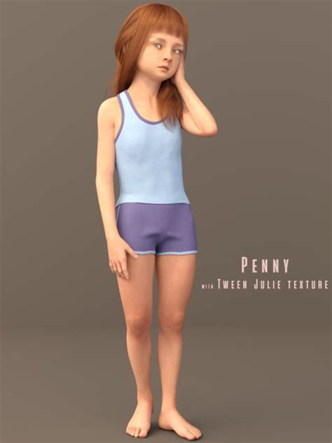 Amber S Friends Fourth Grade 3d Models For Daz Studio And Poser