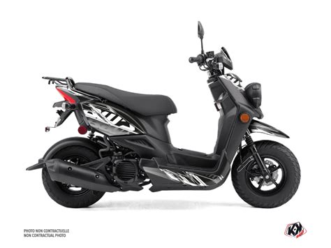 Yamaha Bws 50 Zuma 50f Scooter Mission Graphic Kit Black Grey