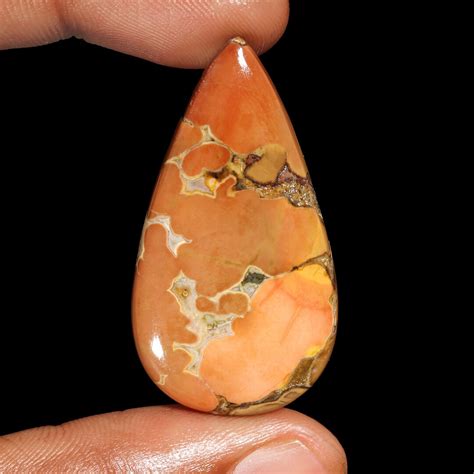 Natural Maligano Jasper Pear Shape Cabochon Loose Gemstone For Etsy