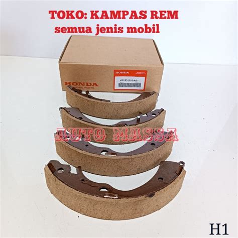 Jual KAMPAS REM BELAKANG BRAKE SHOE HONDA BRV BR V MODEL TROMOL