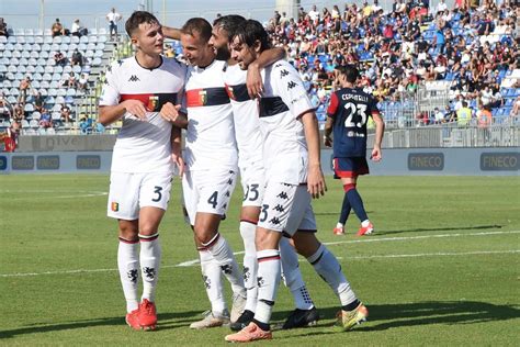 Il Genoa A Cagliari Da A La Ribaltano I Cross Di Cambiaso E I