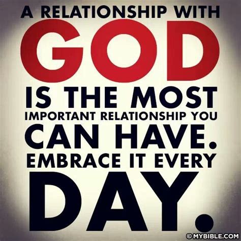 A Relationship With God Is The Most Important Relationship You Can Have