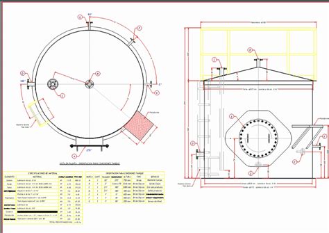 Storage Tank In Autocad Cad Download 84 Kb Bibliocad