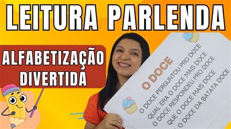 Leitura Parlenda Ampliada Alfabetização Divertida Professor em Sala