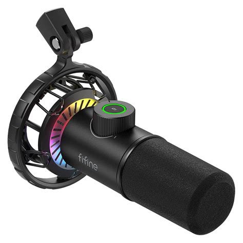 Fifine K658 USB Mikrofon RGB Yayinci Mikrofonu | ITOPYA