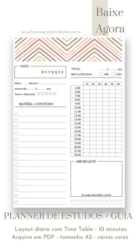 Cronograma De Estudos Para Imprimir - Cronograma de estudos para download – Artofit