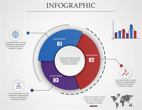 Premium Vector Business Pie Chart Infographic Vector Illustration