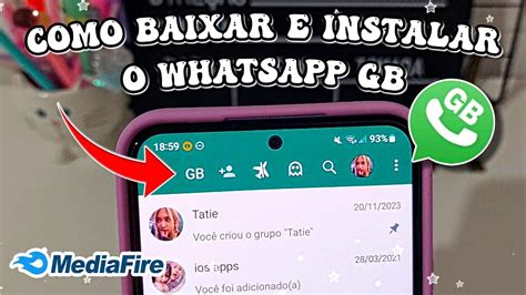 Como Baixar O Whatsapp Gb Atualizado Todas As Fun Es Youtube