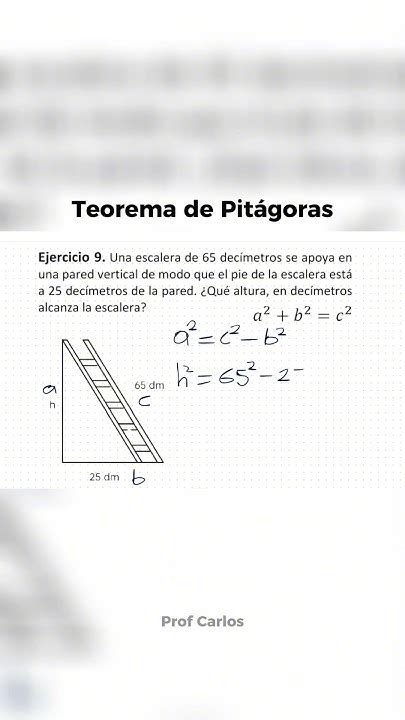 Teorema De Pitágoras Fácil Math Fyp Youtube