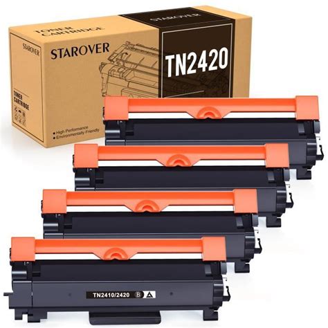 Starover Noir Cartouche De Toner Brother Tn Tn Compatible