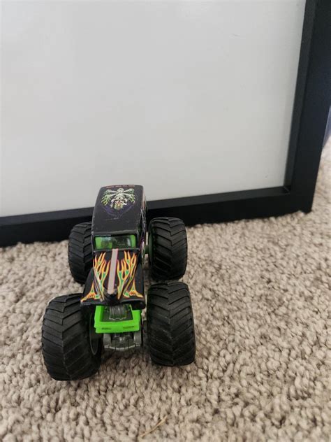 Hot Wheels Grave Digger Monster Jam Truck Th Anniversary Metal Base Etsy
